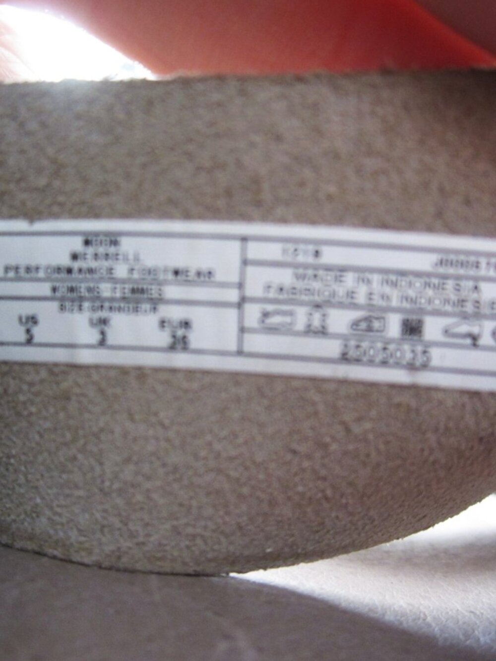 Merrell Womens Sz 5 NEW Moon Sandals Toe Ring Leather Beige Tan Taupe Platform - Picture 10 of 10